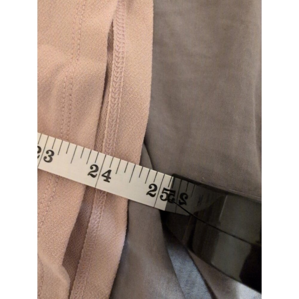 Banana Republic Crepe Lace-Sleeve Top Women’s Small Pink Long Sleeve - Picture 5 of 5